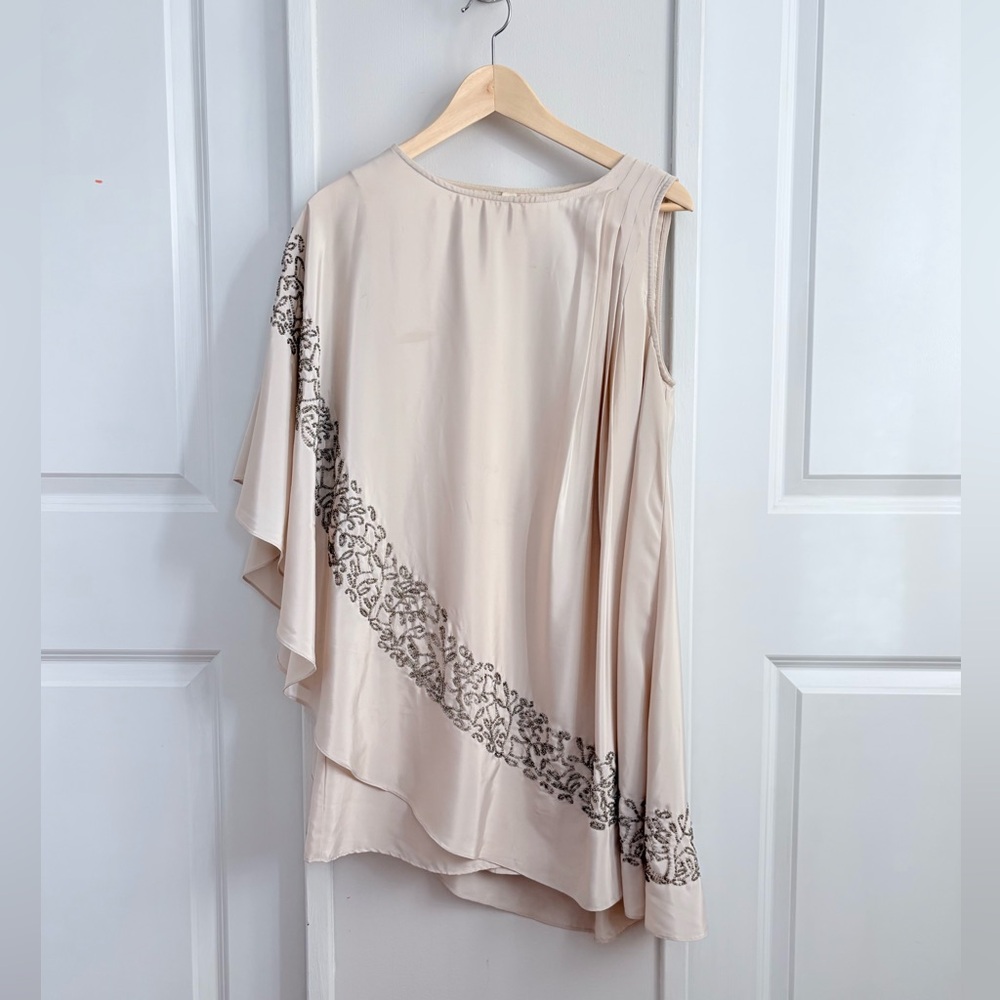 Free People Embellished Chiffon Dress – XS – Fair Condition